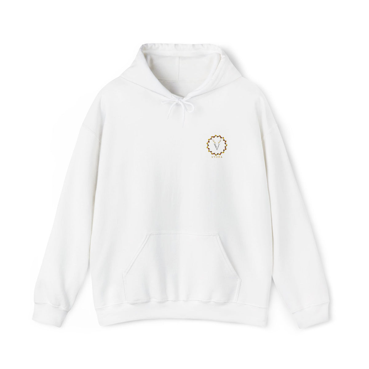 Holly Wreath Embroidered Hoodie | The Gilded Forest Collection