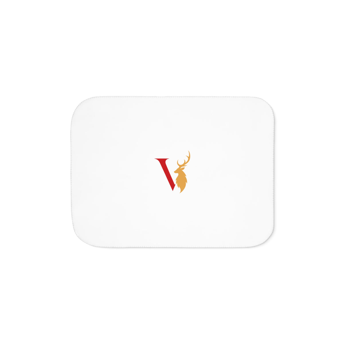 V Deer Monogram Full Colour Blanket | Vyora Creation