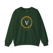 Holly Wreath Monogram Crewneck | The Gilded Forest Holiday Collection