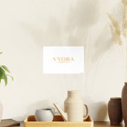 Core Wordmark Creation Gold Poster | Vyora Creation