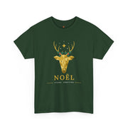 Men's Gilded Stag Noël Tee — The Gilded Forest Collection (Dark)