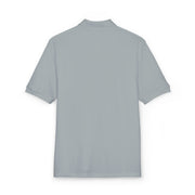 Embroidered Polo Shirt with Colorful Initial Logo
