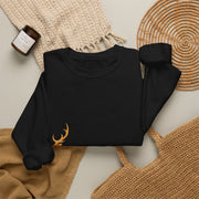 Deer Beside Vyora Gold Crewneck Sweatshirt | Vyora Creation