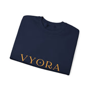 Vyora Underline Gold Crewneck Sweatshirt | Vyora Creation