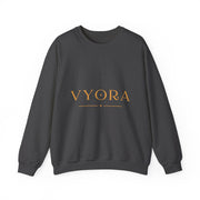 Vyora Underline Gold Crewneck Sweatshirt | Vyora Creation
