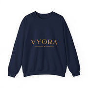 Vyora Underline Gold Crewneck Sweatshirt | Vyora Creation