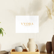 Core Wordmark Creation Gold Poster | Vyora Creation