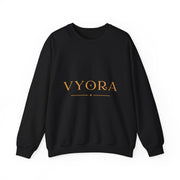 Vyora Underline Gold Crewneck Sweatshirt | Vyora Creation