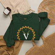 Holly Wreath Monogram Crewneck | The Gilded Forest Holiday Collection