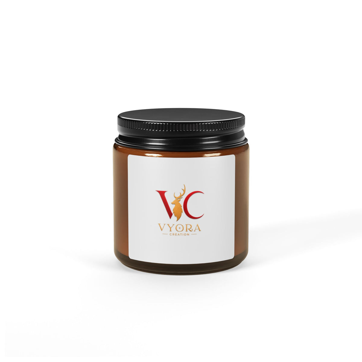 Vyora candles! Amber Jar Soy Candle — Vyora Scented Candle (Multiple Sizes)