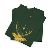 Men's Gilded Stag Noël Tee — The Gilded Forest Collection (Dark)