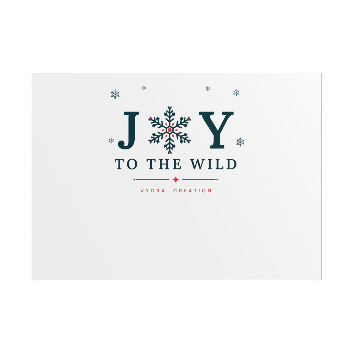 Joy to the Wild Rolled Poster | The Gilded Forest Collection