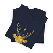Men's Gilded Stag Noël Tee — The Gilded Forest Collection (Dark)