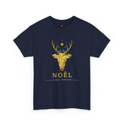 Men's Gilded Stag Noël Tee — The Gilded Forest Collection (Dark)