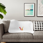 V Deer Monogram Full Colour Blanket | Vyora Creation