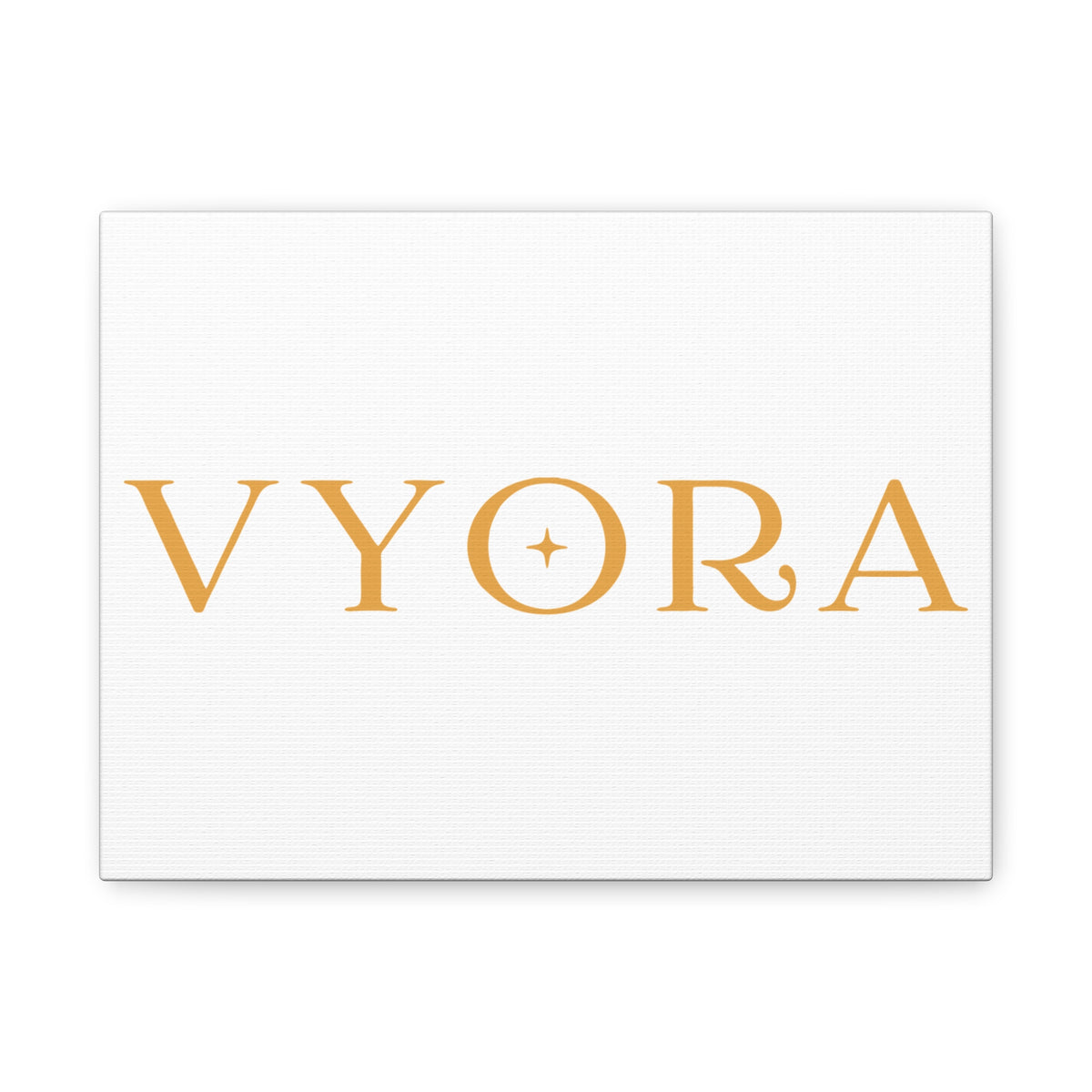 Vyora Wordmark Gold Canvas | Vyora Creation