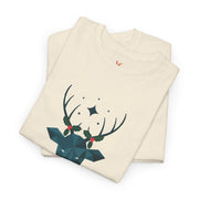 Men's Gilded Stag Noël Tee — The Gilded Forest Collection (Light)