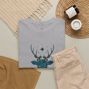 Men's Gilded Stag Noël Tee — The Gilded Forest Collection (Light)