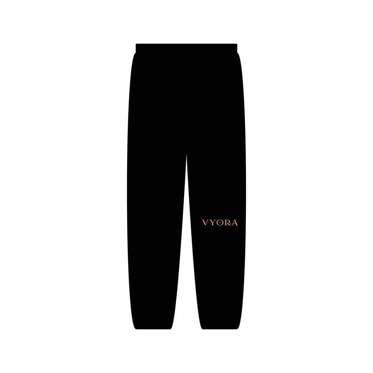 Vyora Wordmark Gold Sweatpants | Vyora Creation