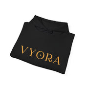 Vyora Wordmark Gold Hoodie | Vyora Creation