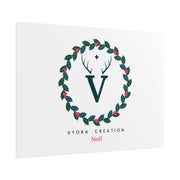 Holly Wreath Rolled Poster | The Gilded Forest Collection