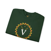 Holly Wreath Monogram Crewneck | The Gilded Forest Holiday Collection