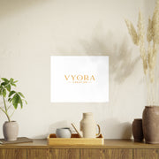 Core Wordmark Creation Gold Poster | Vyora Creation