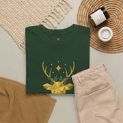 Men's Gilded Stag Noël Tee — The Gilded Forest Collection (Dark)