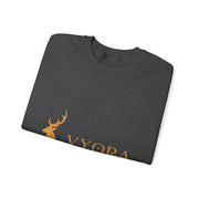 Deer Beside Vyora Gold Crewneck Sweatshirt | Vyora Creation
