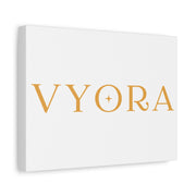 Vyora Wordmark Gold Canvas | Vyora Creation