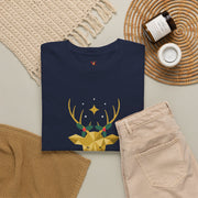 Men's Gilded Stag Noël Tee — The Gilded Forest Collection (Dark)