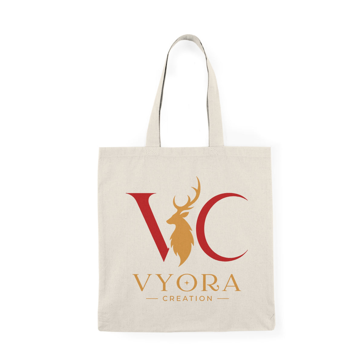 Core Logo Stacked Full Colour Tote Bag | Vyora Creation