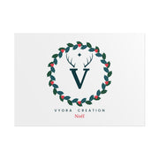 Holly Wreath Rolled Poster | The Gilded Forest Collection
