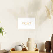 Core Wordmark Creation Gold Poster | Vyora Creation