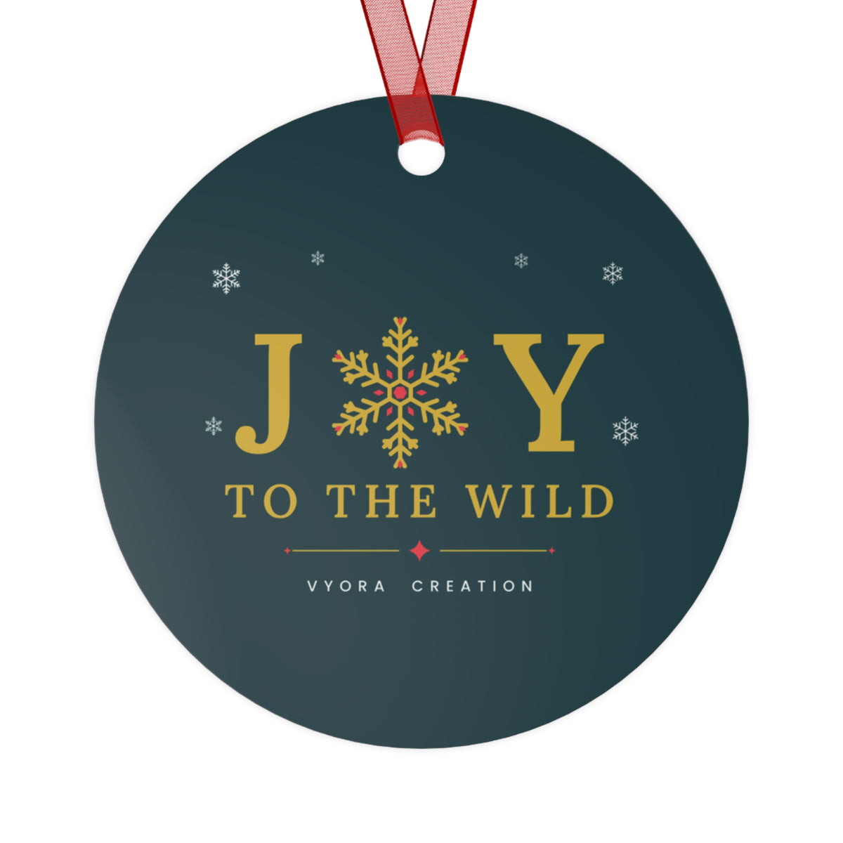 Joy to the Wild Teal Ornament | The Gilded Forest Collection