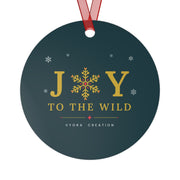 Joy to the Wild Teal Ornament | The Gilded Forest Collection