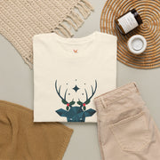 Men's Gilded Stag Noël Tee — The Gilded Forest Collection (Light)