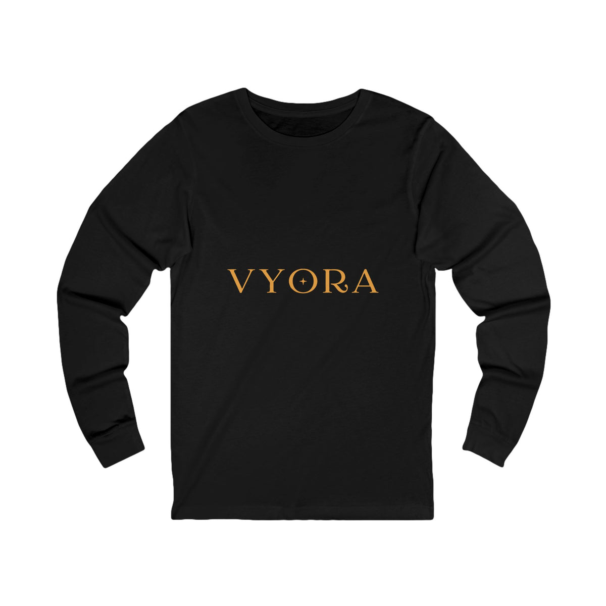 Vyora Wordmark Gold Long Sleeve | Vyora Creation