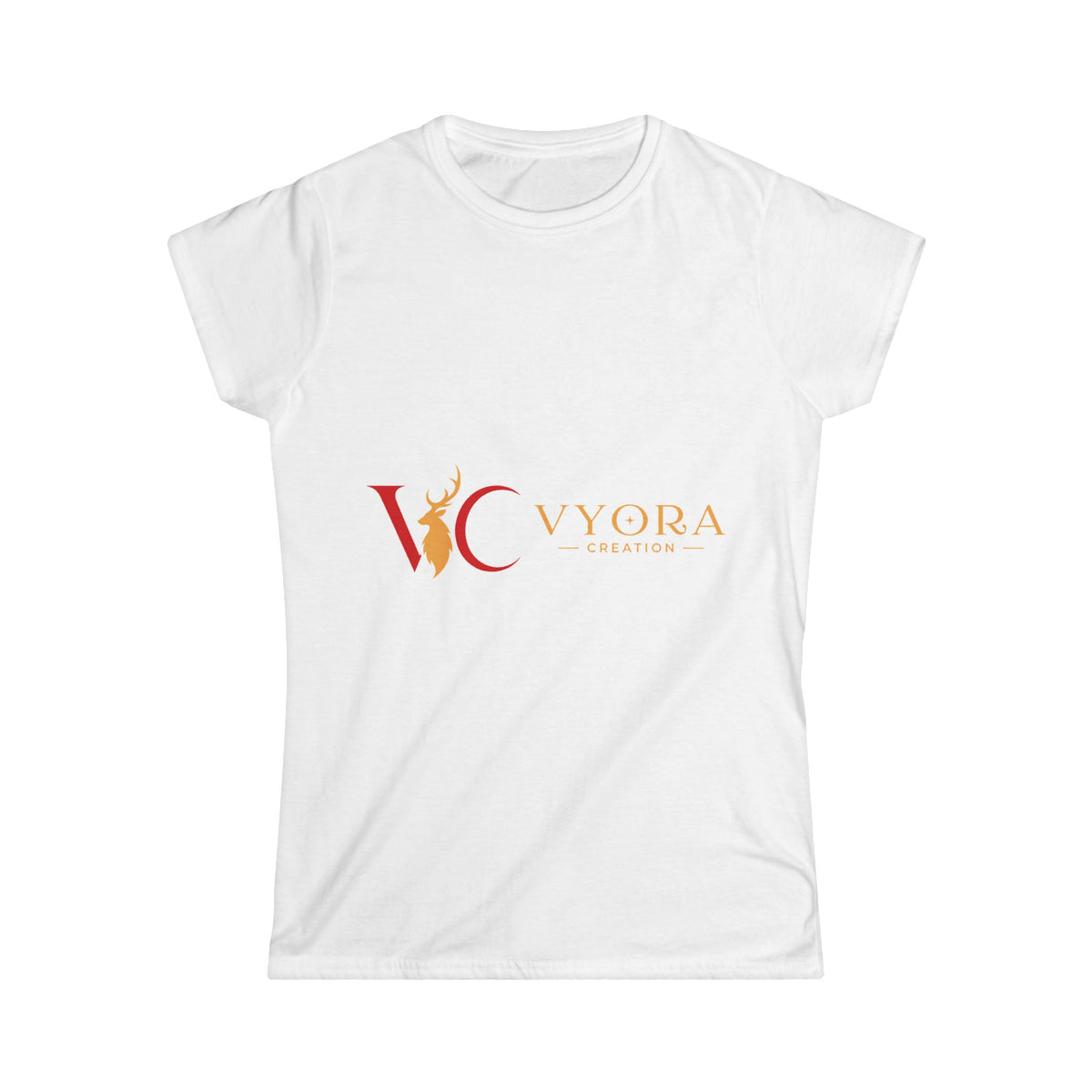 Core Logo Horizontal Full Colour Women's Tee | Vyora Creation