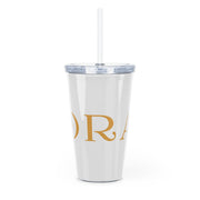 Vyora Wordmark Gold Tumbler | Vyora Creation