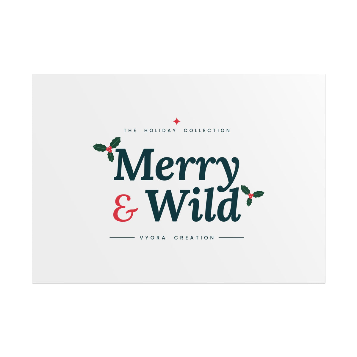 Merry & Wild Rolled Poster | The Gilded Forest Collection