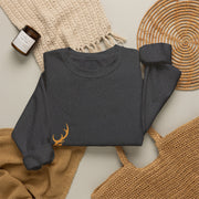 Deer Beside Vyora Gold Crewneck Sweatshirt | Vyora Creation