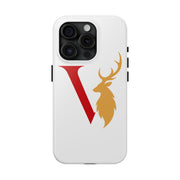 V Deer Monogram Full Colour Phone Case | Vyora Creation
