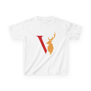 V Deer Monogram Full Colour Kids Tee | Vyora Creation