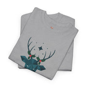 Men's Gilded Stag Noël Tee — The Gilded Forest Collection (Light)