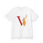 V Deer Monogram Full Colour Kids Tee | Vyora Creation