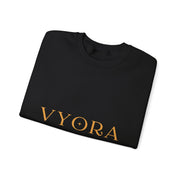 Vyora Underline Gold Crewneck Sweatshirt | Vyora Creation
