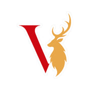 V Deer Monogram Full Colour Sticker | Vyora Creation