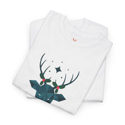 Men's Gilded Stag Noël Tee — The Gilded Forest Collection (Light)