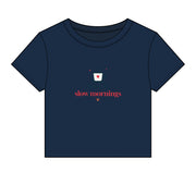Fluent in Slow Mornings Coffee Baby Tee